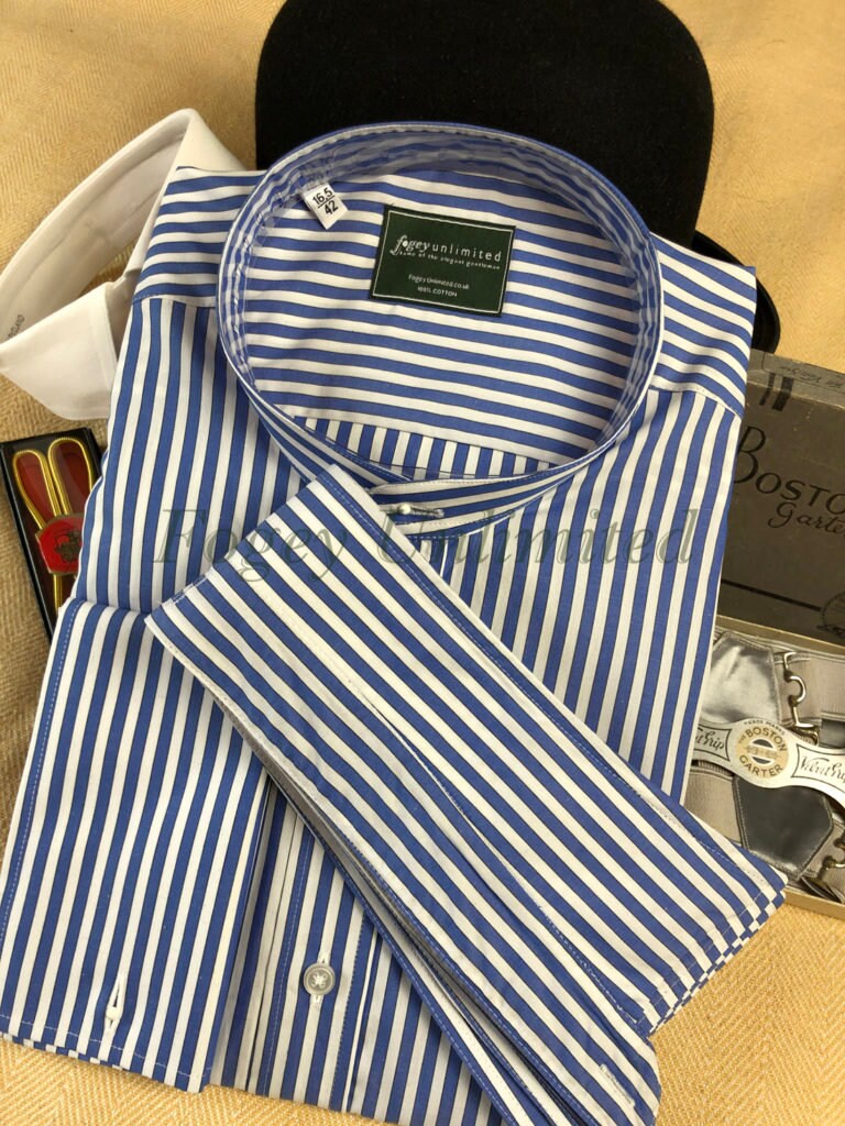 Image of Traditional Collarband Tunic Shirt For Your Detachable Stiff Collar