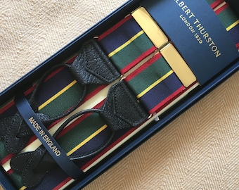 Albert Thurston Barathea Braces/Suspenders. Stripes and patterns