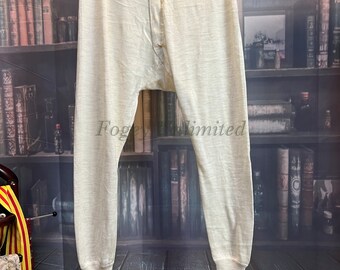 Vintage Long Johns Brace Tapes, Yoke Front. German Waist 36
