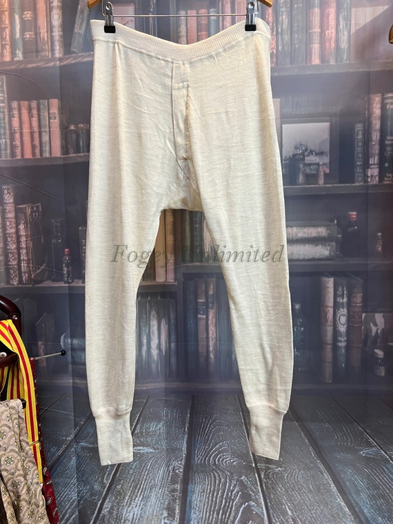 Vintage Long Johns Brace Tapes, Yoke Front. German Waist 36