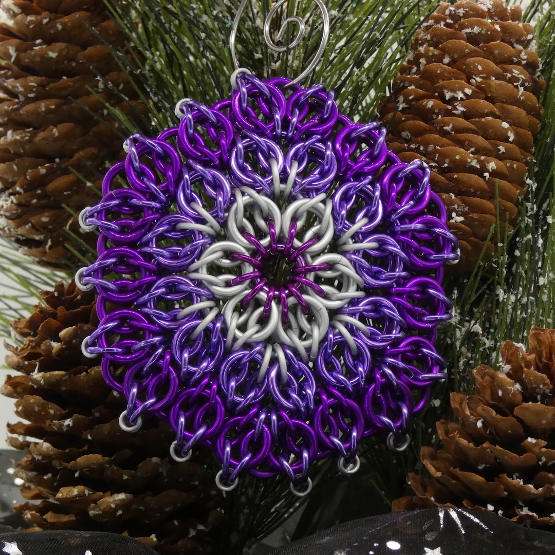 Celtic Visions Chainmail Ornament Chain Mail Chainmaille Etsy