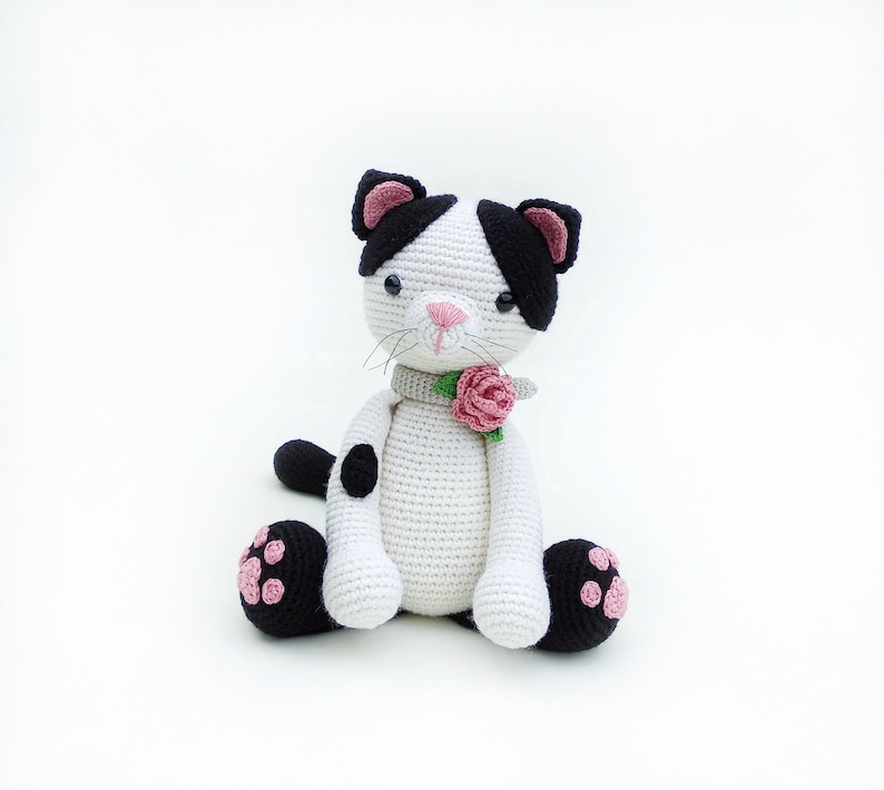 crochet stuffed cat