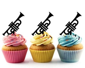 Trumpet Cake Topper Etsy Trumpet Cake Topper Etsy