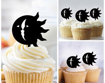 Sun Cupcake Topper Etsy