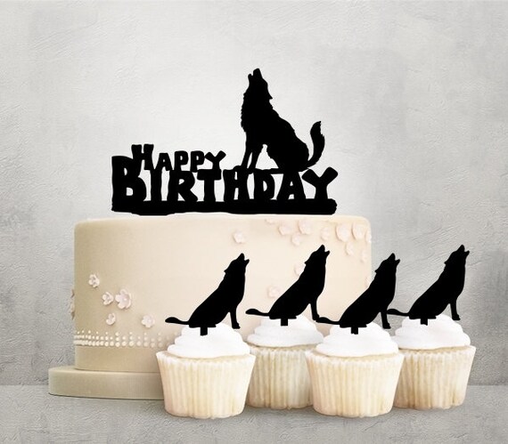 Joyeux Anniversaire Loup Hurlant Au Laser Cut Acrylique Cake Etsy Joyeux Anniversaire Loup Hurlant Au Laser Cut Acrylique Cake Etsy