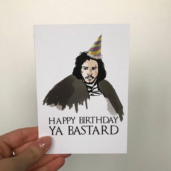 Game Of Thrones Birthday Card | GOT Card