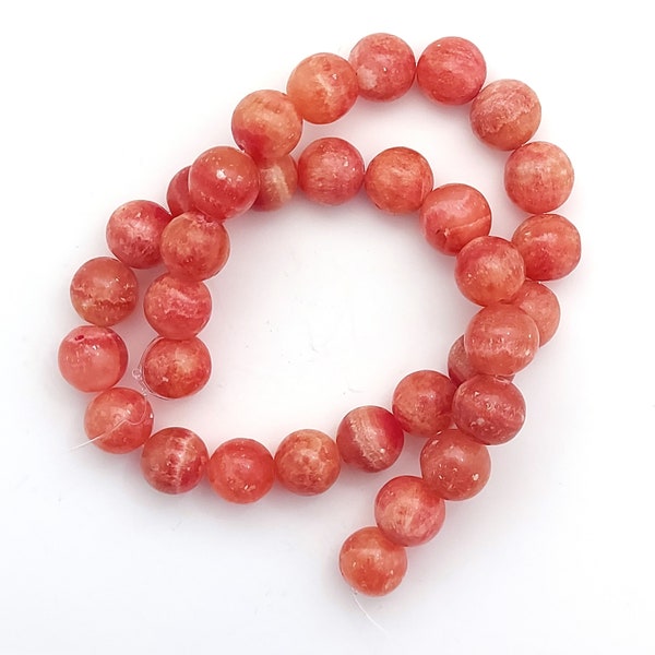 Strawberry Quartz 12mm Beads For Jewellery Making Pink Beads DIY Statement Jewelry Schmuckbedarf Rosaquarz Schmuckherstellung Schmuckzubehör