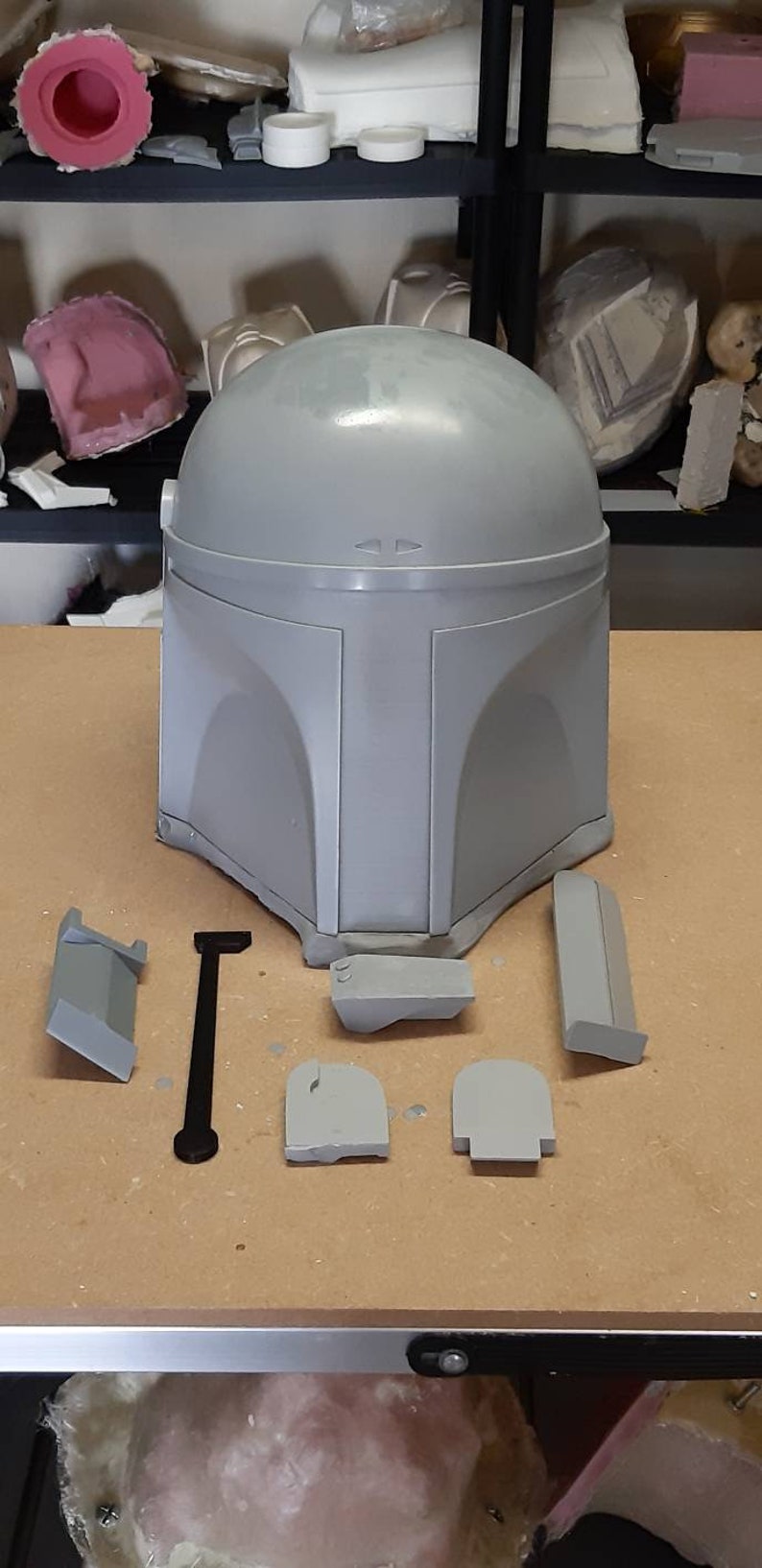 Mandalorian / Jango Fett Helmet Kit Etsy