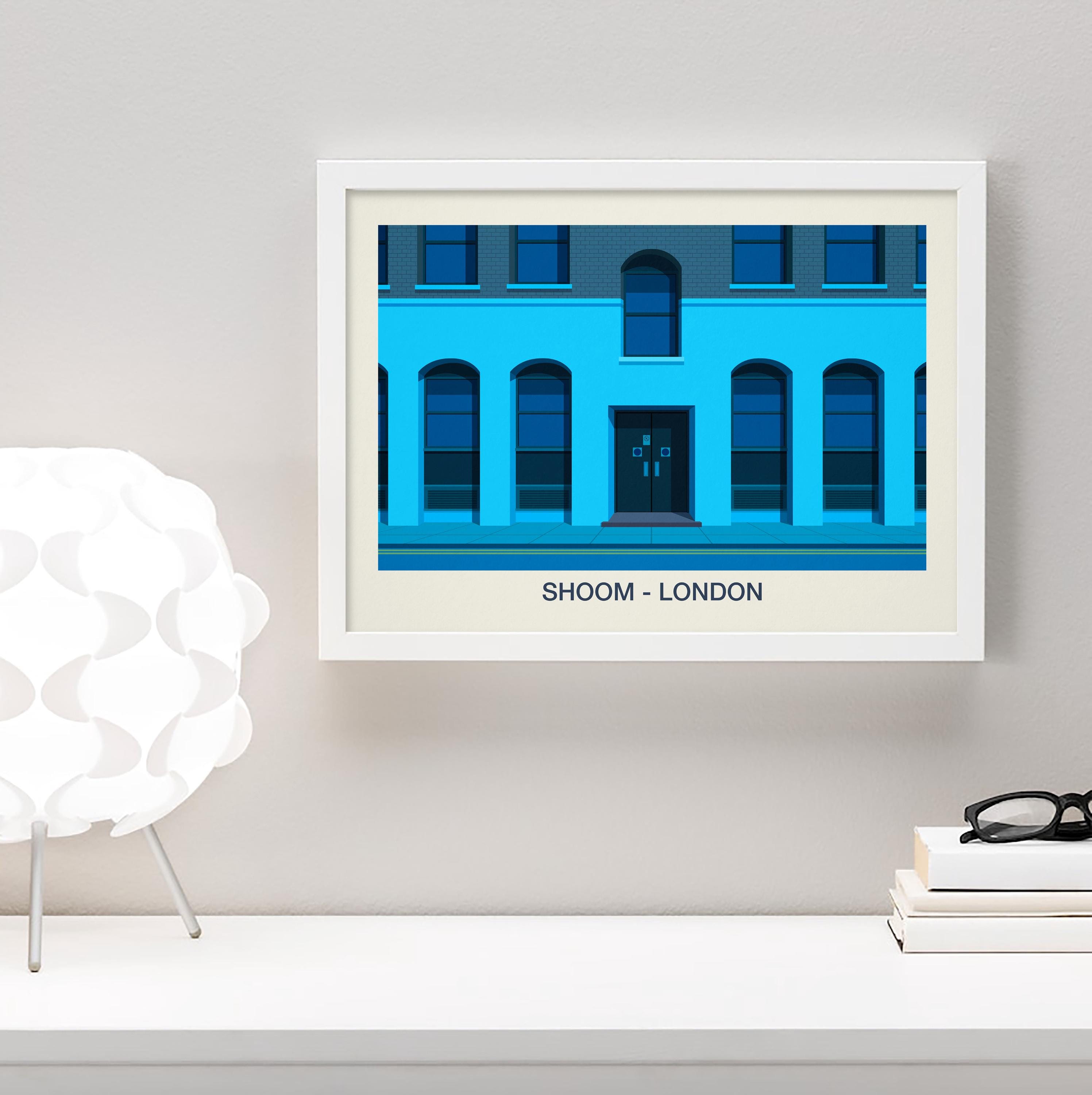 Shoom Rave Shoom Nightclub London Print: Acid House Music Poster - Etsy