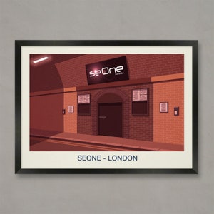SeOne Nightclub Poster, Nightclub prints
