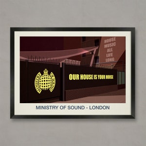 Ministry of Sound London Poster: Nightclub Print