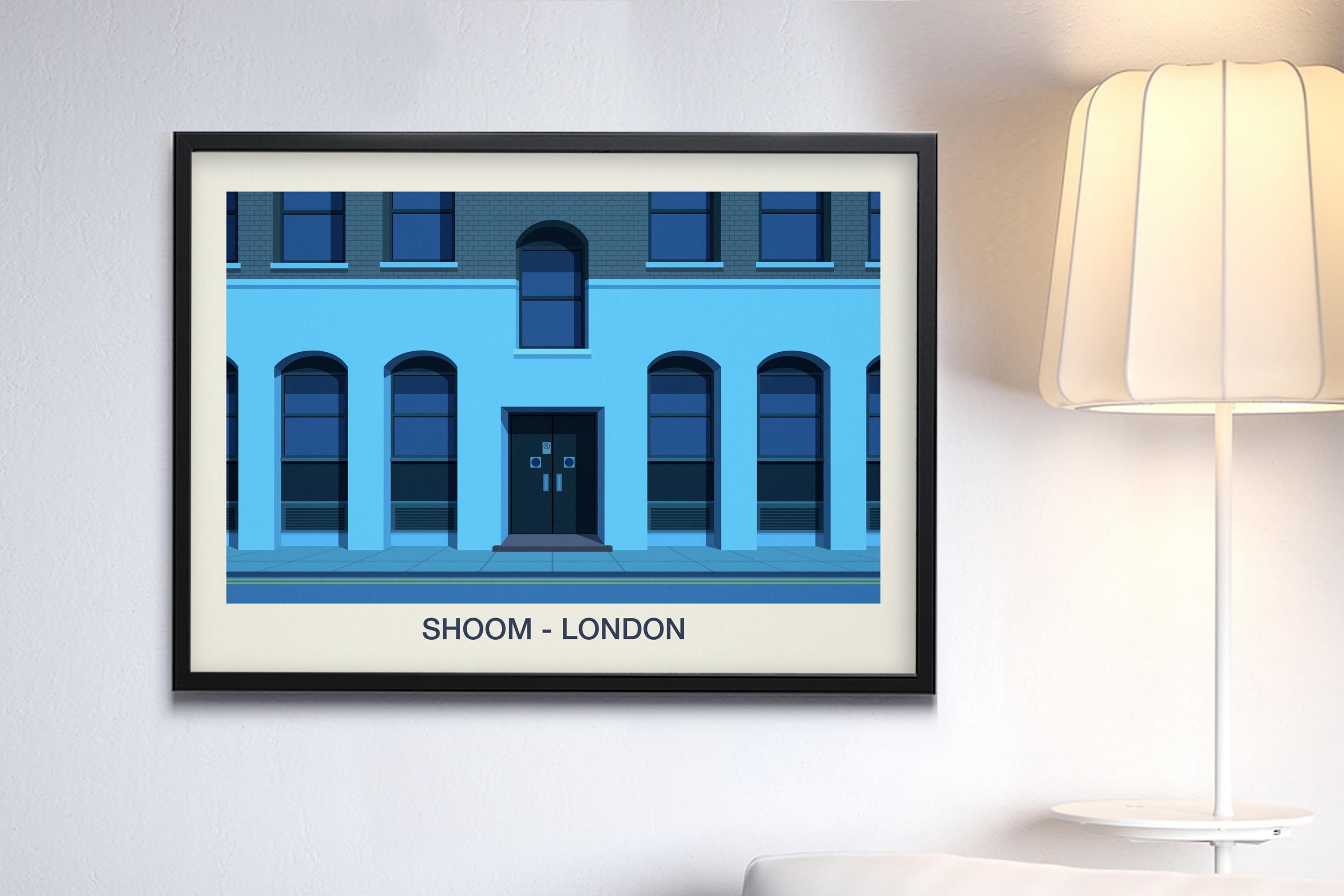 Shoom Rave Shoom Nightclub London Print: Acid House Music Poster - Etsy