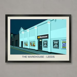 The Warehouse Nightclub Poster, Nightclub prints