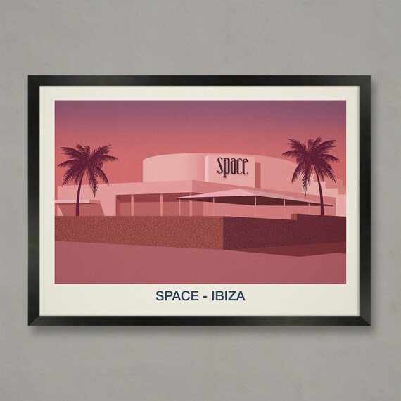 Space Nightclub Poster Nightclub Prints Space Nightclub Space