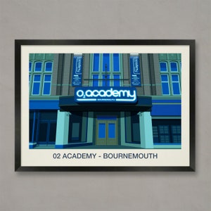 The 02 Academy Nightclub Poster, Nightclub prints