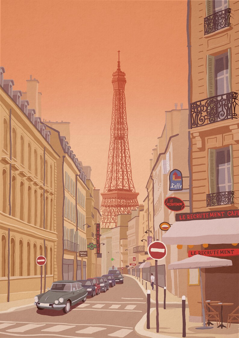 Paris konsttryck bild 2