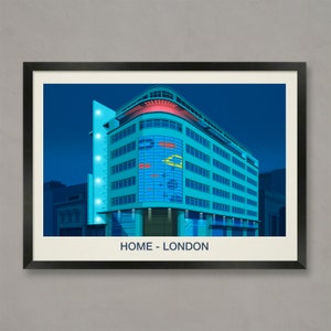 Home Nightclub Poster, Nightclub prints, Home Nightclub, Home Nightclub Art Print, Home Nightclub London