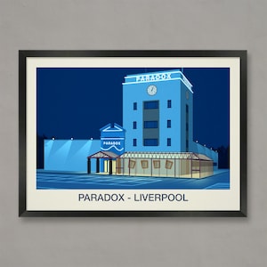 Paradox Nightclub Poster, Nightclub, Nightclub print, Paradox Nightclub Print, Paradox Nightclub Liverpool, Paradox Nightclub, Paradox