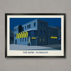 The Depo Nightclub Poster, Nightclub Prints, The Depo, The Depo Print, The Depo Plymouth, The Depo nightclub, The Depo Nightclub print