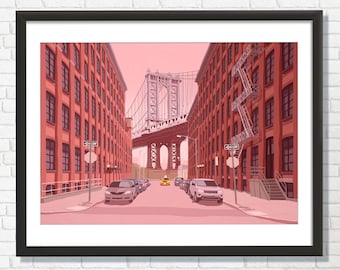 Manhattan Bridge Print