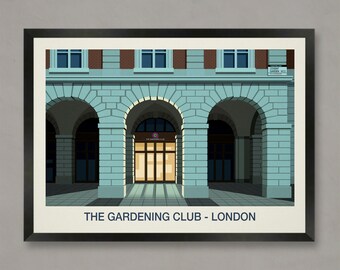 The Gardening Club Poster, Nightclub prints