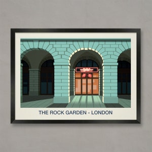 The Rock Garden Nightclub Poster: London Music Venue Print