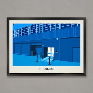 E1 Nightclub Poster, Nightclub Print, E1 Nightclub Print, E1 Club London, Nightclub Poster, E1 Nightclub, E1 Club London, E1 Nightclub Art