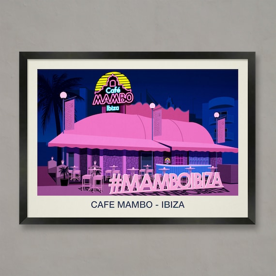 Cafe Mambo Poster Prints Etsy