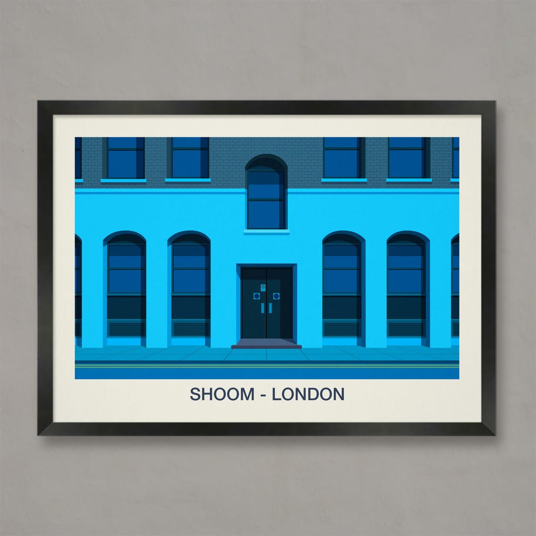 Shoom Rave Shoom Nightclub London Print: Acid House Music Poster - Etsy