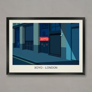 XOYO Nachtclub London Poster: Shoreditch Venue Print