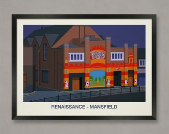 Renaissance Nightclub Poster, Nightclub prints