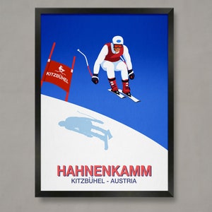 Hahnenkamm, Kitzbüheler Skirennen Poster