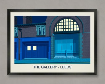 The Gallery Nightclub Poster, Nightclub Prints, The Gallery, The Gallery Print, The Gallery Leeds