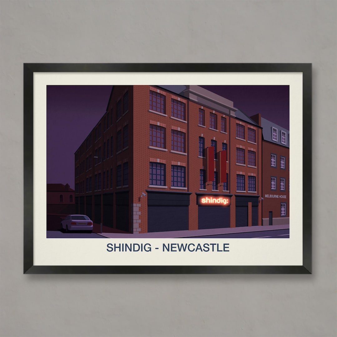 Shindig Nightclub Poster, Nightclub Prints, Shindig Nightclub, Shindig ...