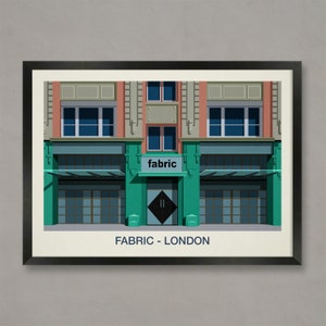 Fabric Nightclub Poster, Nightclub prints, Fabric Nightclub, Fabric Nightclub London