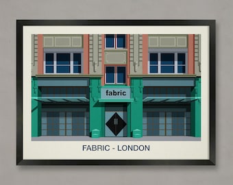 Fabric Nightclub Poster, Nightclub prints, Fabric Nightclub, Fabric Nightclub London