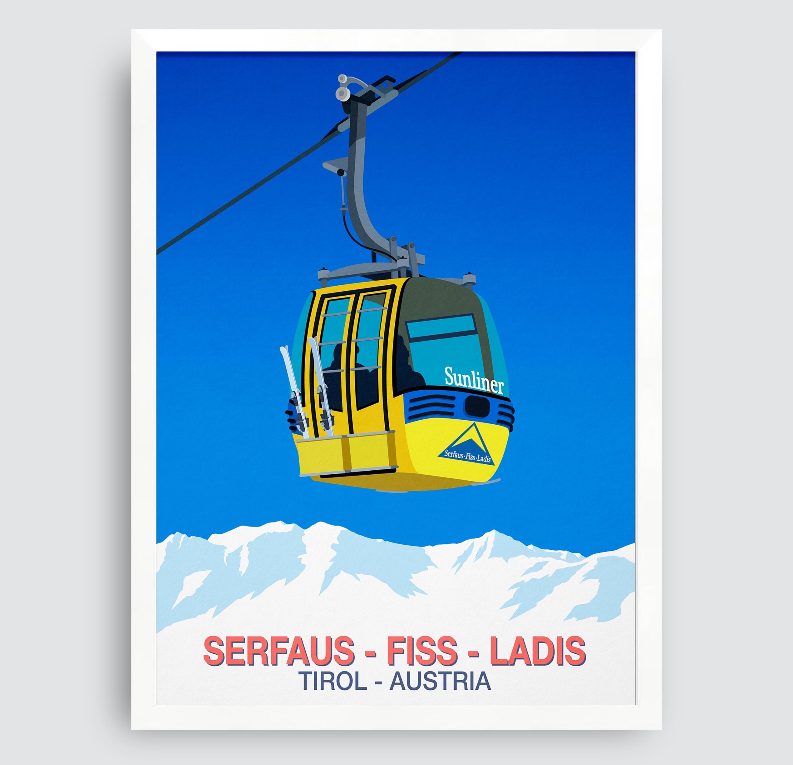 Ladis Ladis Sex Video - Serfaus Fiss and Ladis Ski Poster Ski Resort Poster Ski - Etsy UK