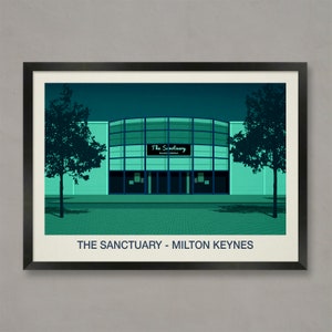The Sanctuary Nightclub Poster, Nightclub prints