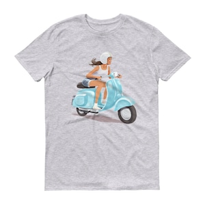 Vintage Scooter Girl T-Shirt