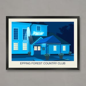 Epping Forest Country Club Poster: Vintage Nightclub Art Print