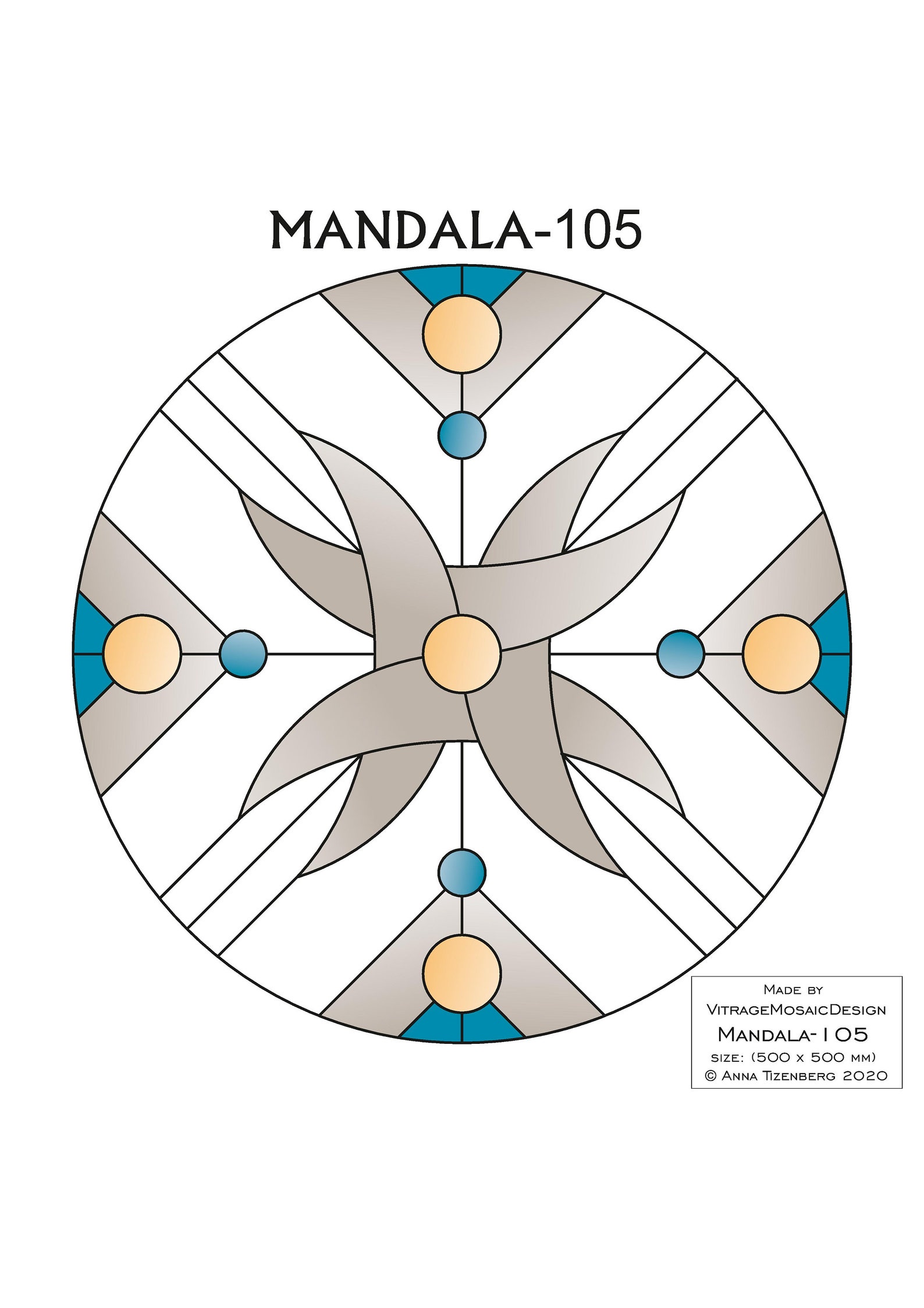 MANDALA105 Stained glass pattern Mosaic pattern Painting Etsy