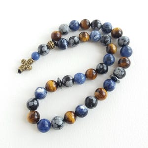 Orthodox prayer beads Christian prayer beads Rosary with cross 33 prayer beads