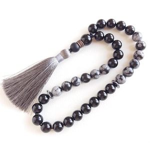 33 prayer beads Gemstone tasbih Tasbeeh beads Worry beads