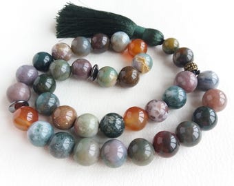 Tasbih 33 beads Tasbeeh stone Muslim prayer beads 33 count Worry beads Large beads tasbih