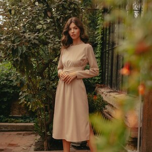 Womens Modest Semi Formal Long Sleeves 