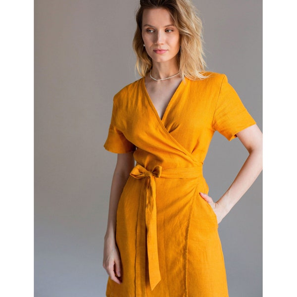 Mustard Yellow Dress - Etsy