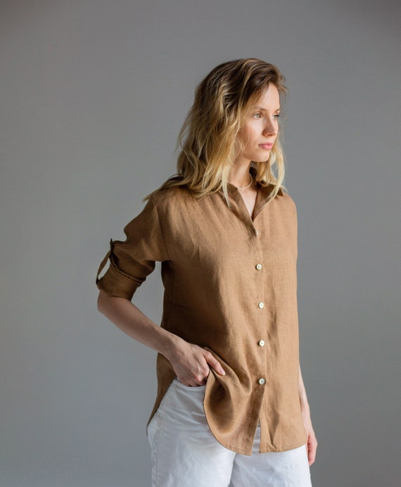 Linen shirts for women