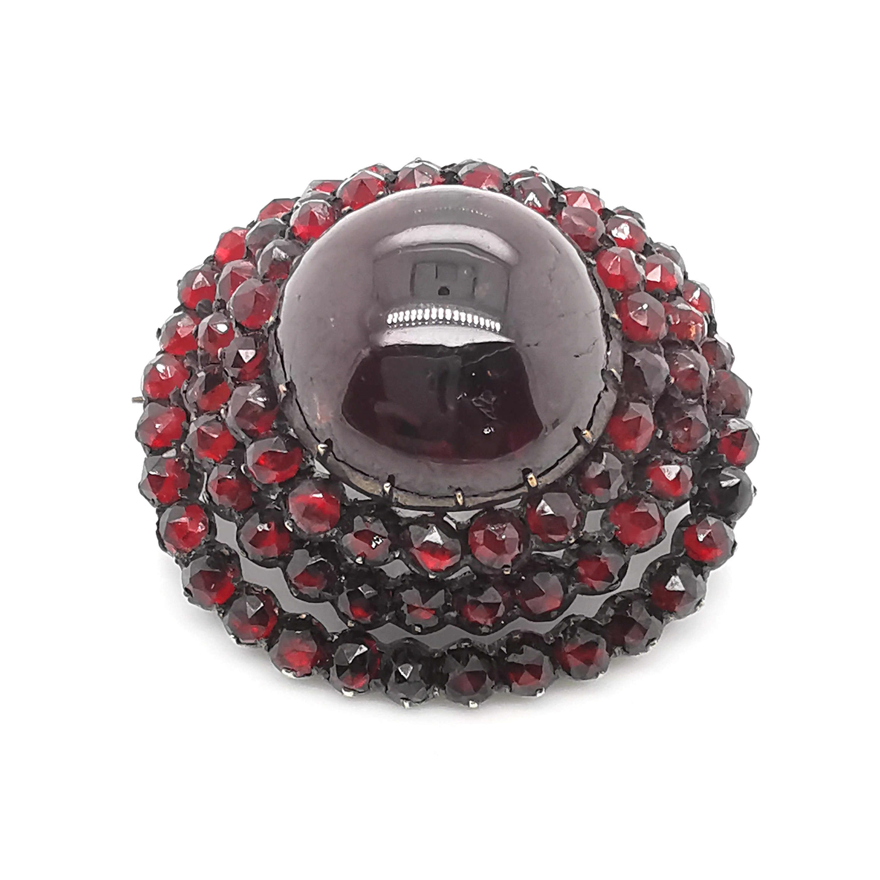 Bohemian garnet hotsell brooch