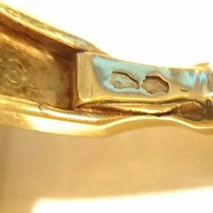 Van Cleef & Arpels Gold Stirrup Cufflinks, Circa 1950 image 7
