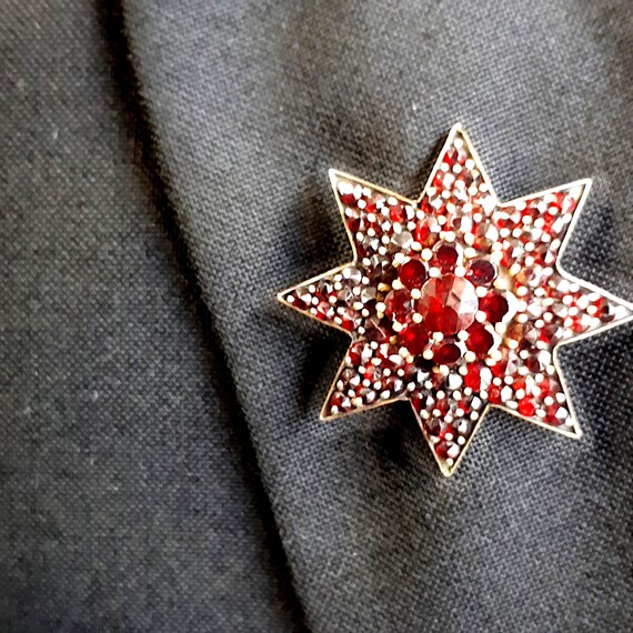 Garnet Star Brooch | Circa 1890 - image 5